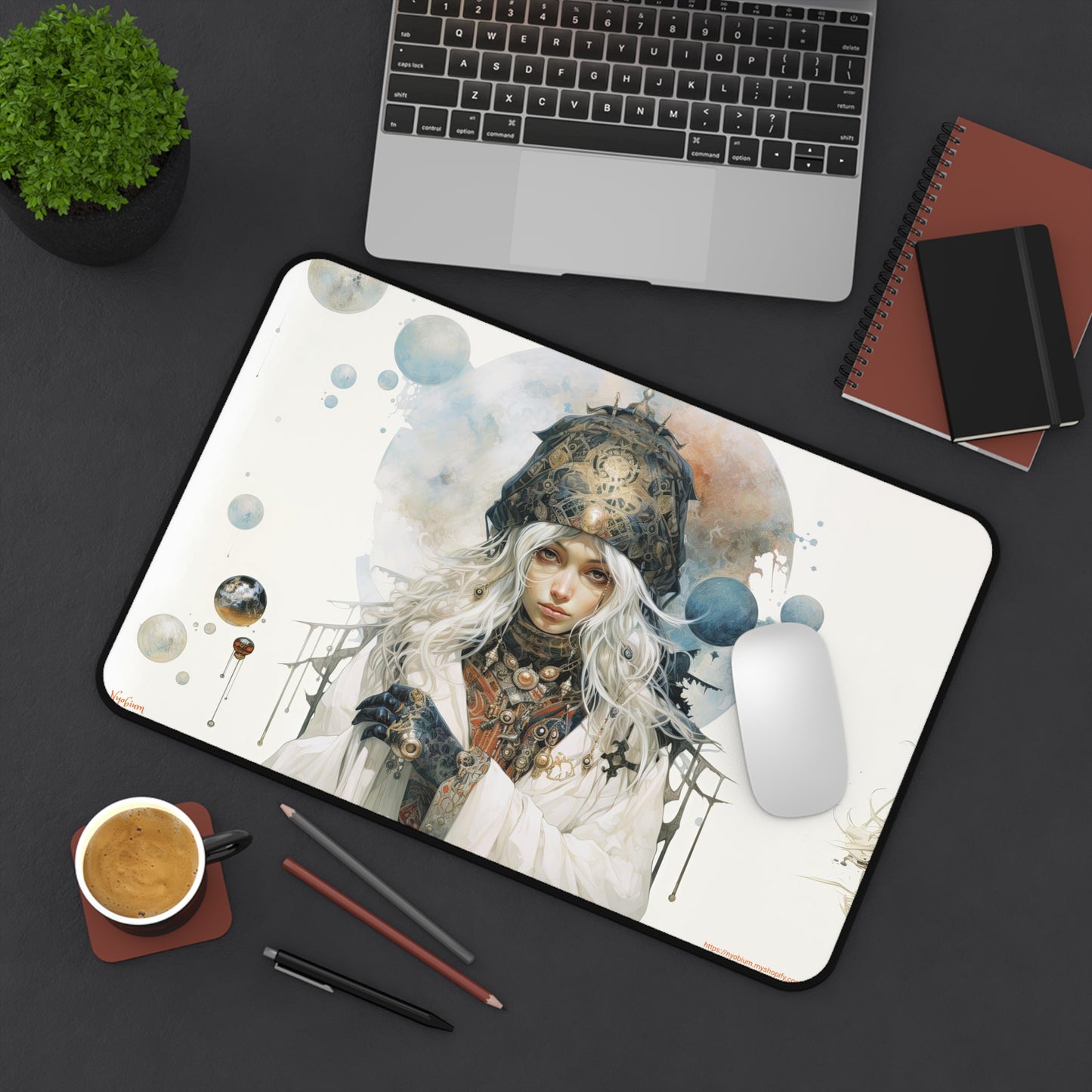 Desk Mat, MTG Playmat, MTG Playmat with Zones, Trading Card Game Play Mat, MTG Accessories, Gifts for Gamers, Fortuneteller 7