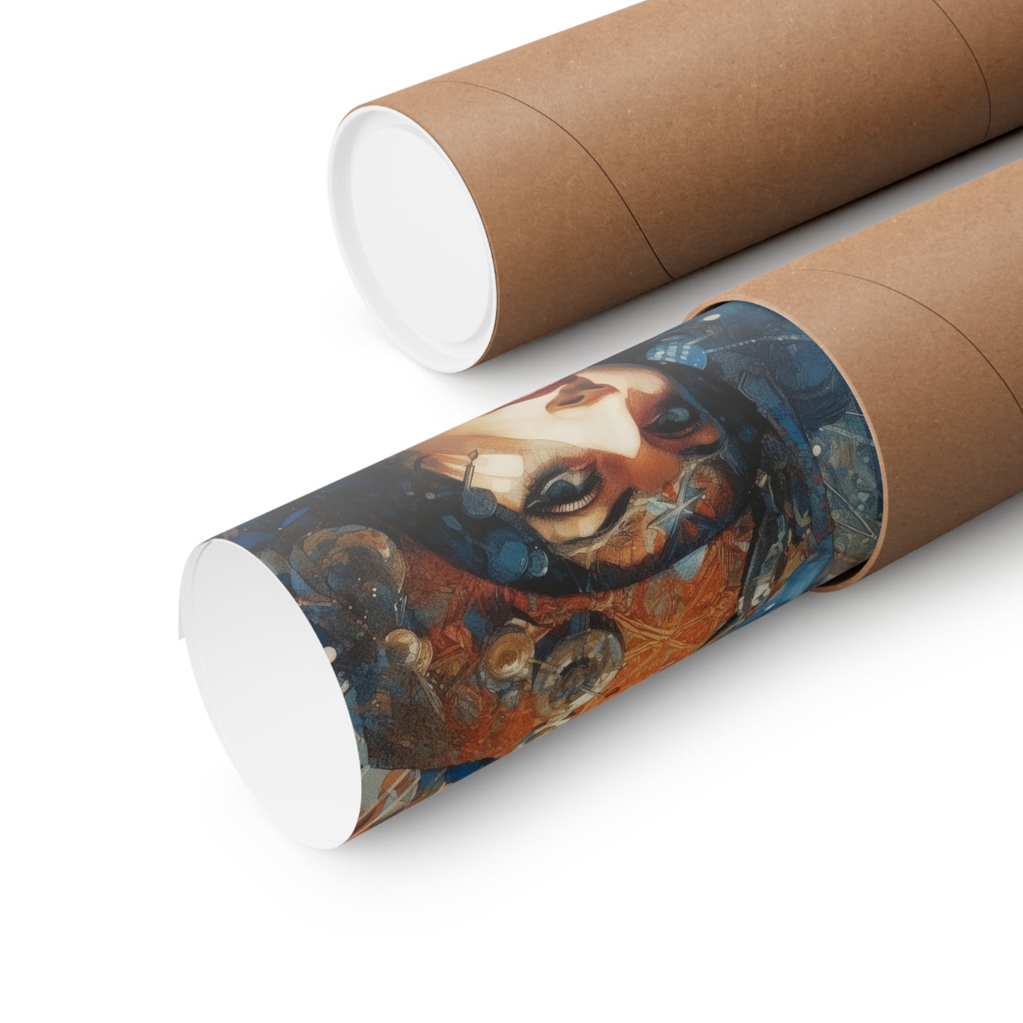 Far Land Girl 8 - Fantasy Poster - Portrait - 12x18, 20x30, 24x36 - Museum Grade Matte Paper - by Nyobium