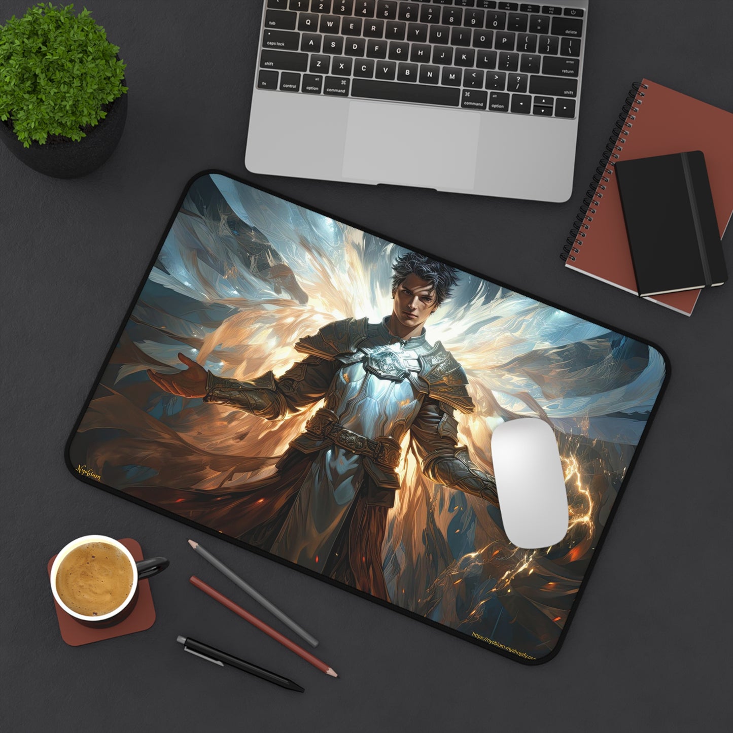 Desk Mat, MTG Playmat, MTG Playmat with Zones, Trading Card Game Play Mat, MTG Accessories, Gifts for Gamers, Playing with Fire