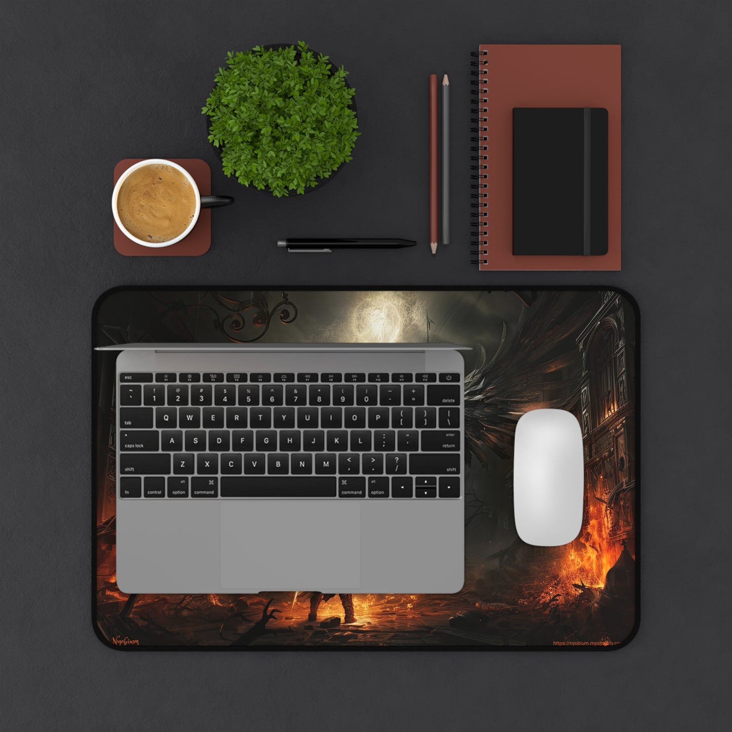 Desk Mat, MTG Playmat, MTG Playmat with Zones, Trading Card Game Play Mat, MTG Accessories, Gifts for Gamers, Final Fight