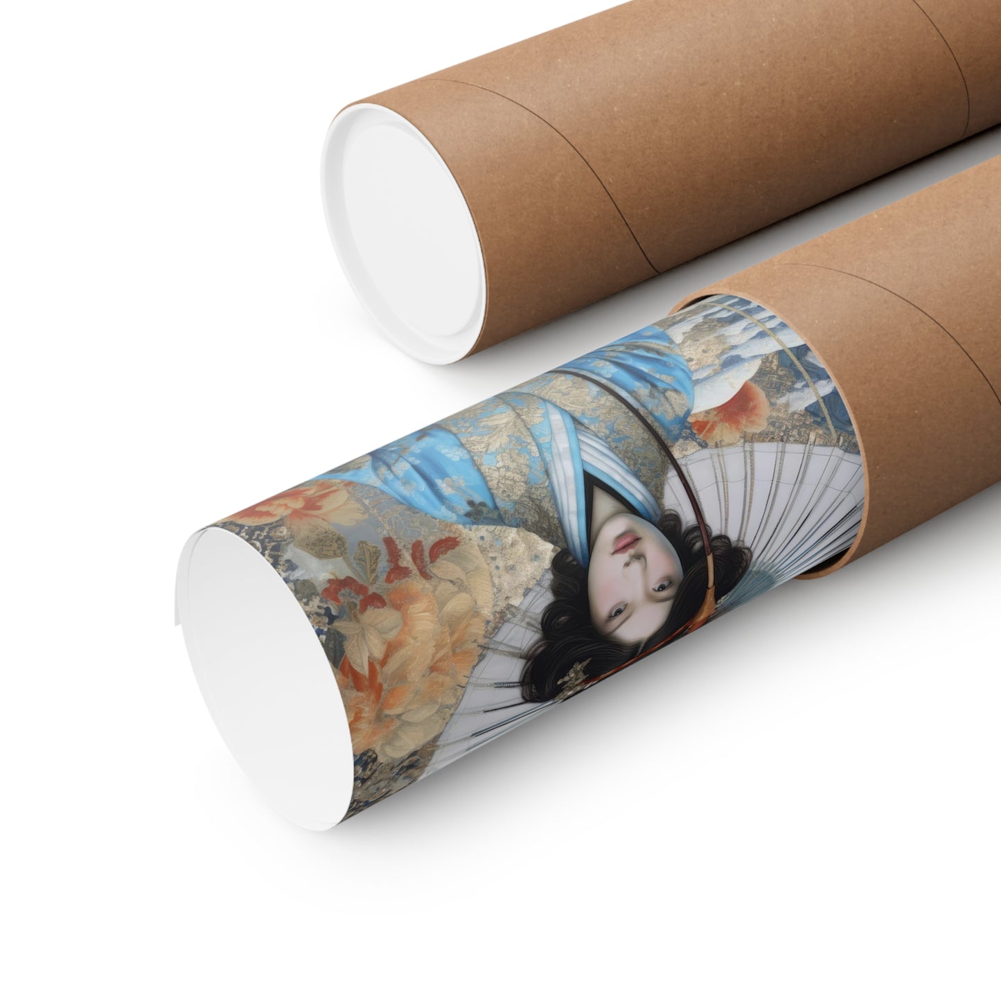 Silk Woman 11 - Silk Series Poster - Portrait - 12x18, 20x30, 24x36 - Museum Grade Matte Paper - by Nyobium