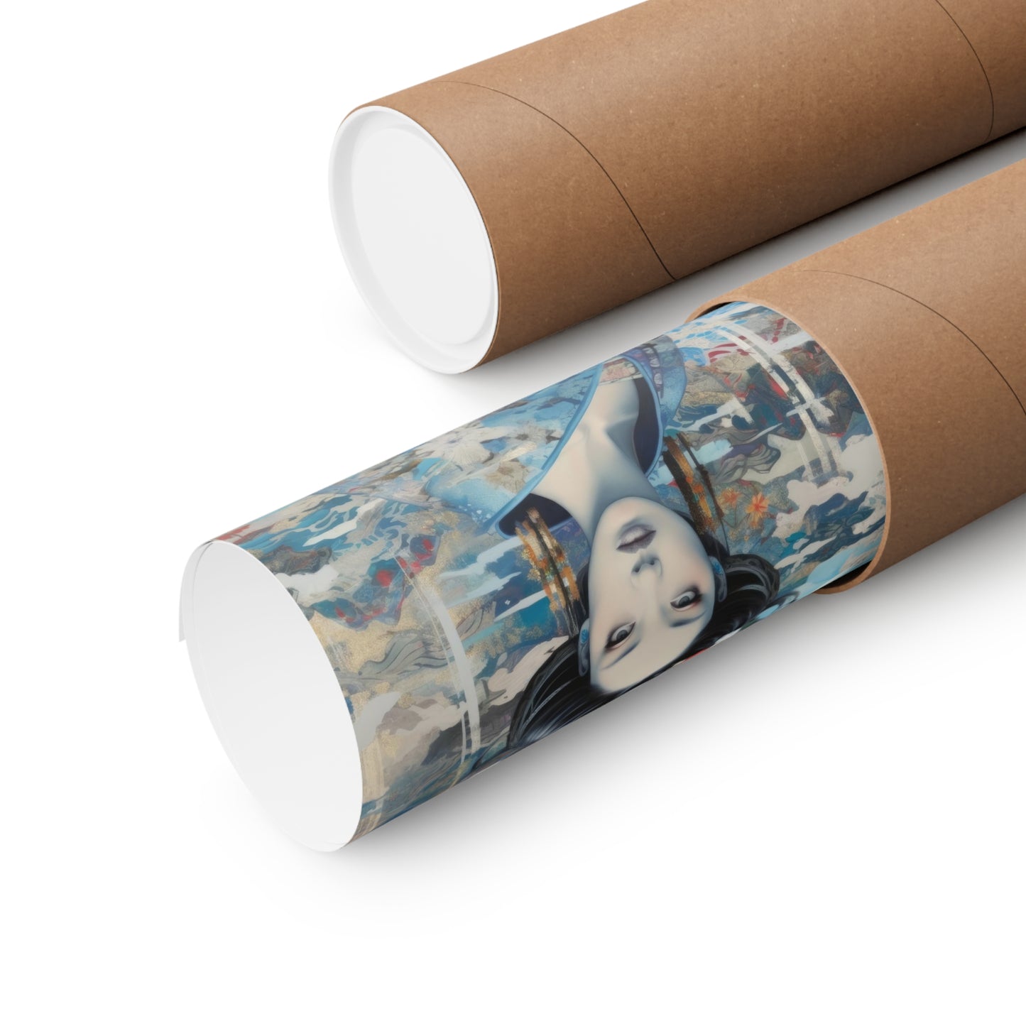 Silk Woman 13 - Silk Series Poster - Portrait - 12x18, 20x30, 24x36 - Museum Grade Matte Paper - by Nyobium