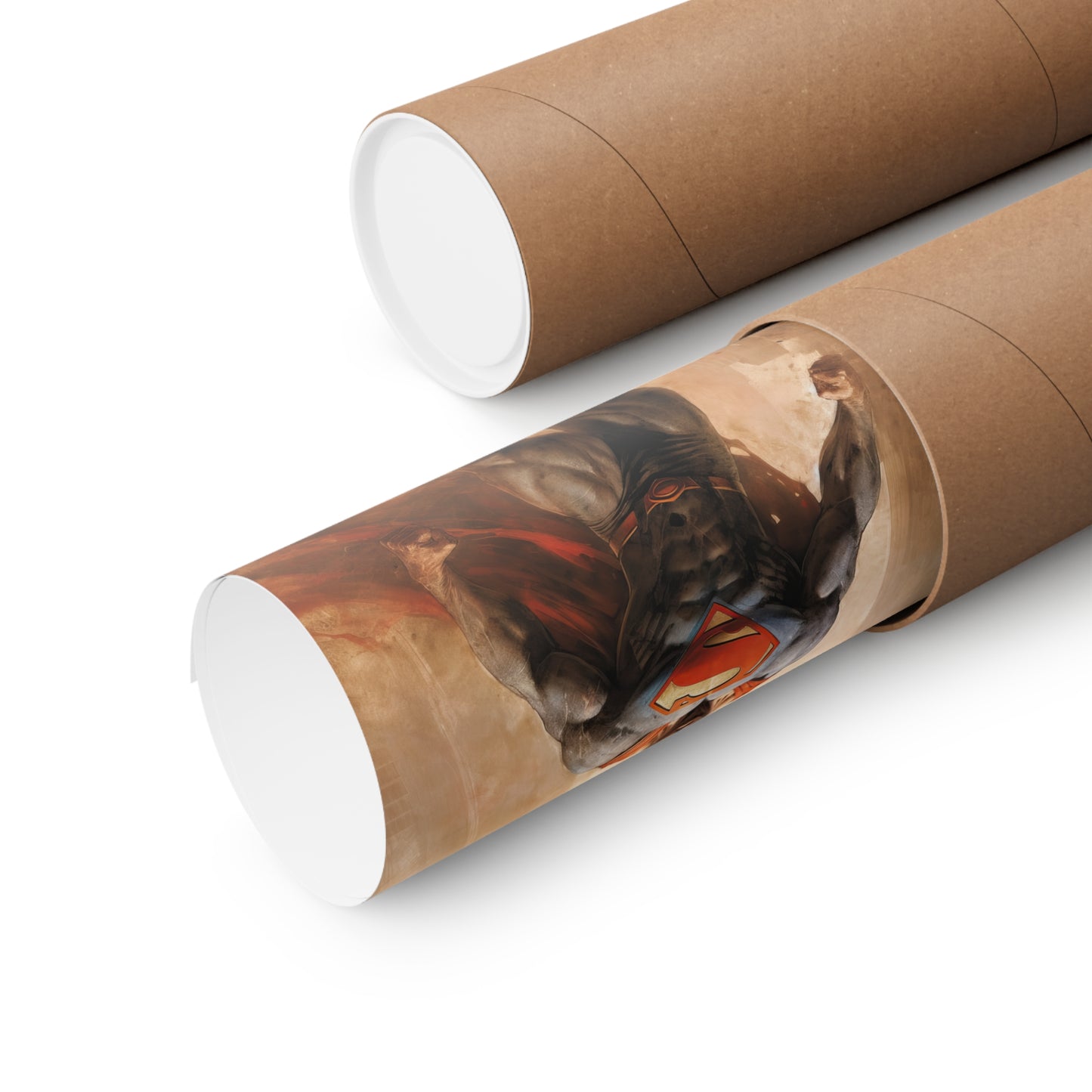 Superman - Sups Fanart Poster - Portrait - 12x18, 20x30, 24x36 - Museum Grade Matte Paper - by Nyobium
