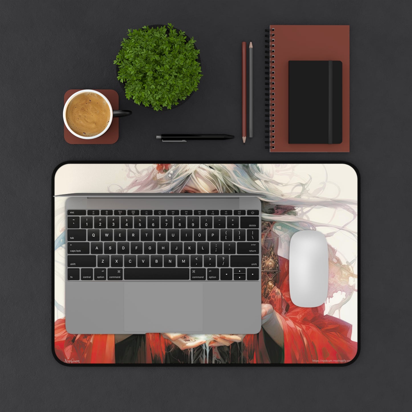 Desk Mat, MTG Playmat, MTG Playmat with Zones, Trading Card Game Play Mat, MTG Accessories, Gifts for Gamers, Fortuneteller 1