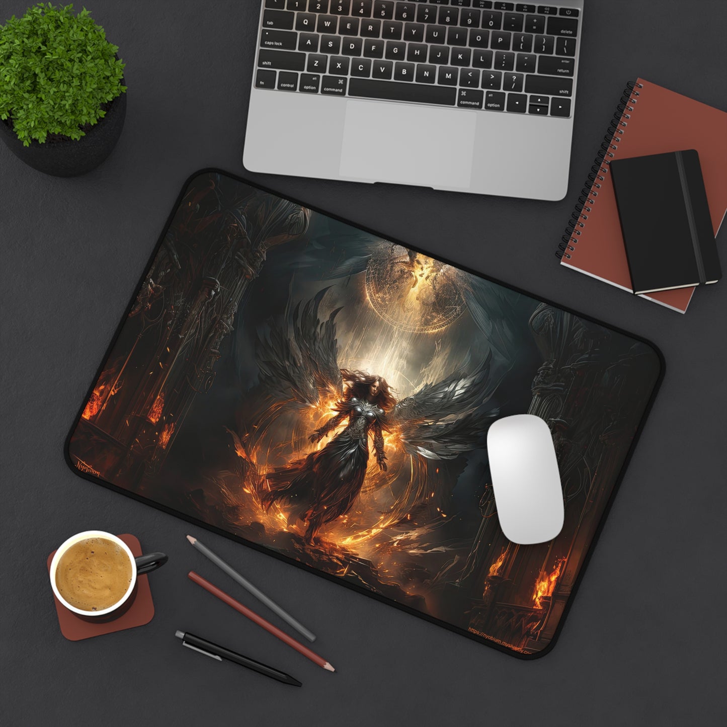 Desk Mat, MTG Playmat, MTG Playmat with Zones, Trading Card Game Play Mat, MTG Accessories, Gifts for Gamers Queen of Mayhem