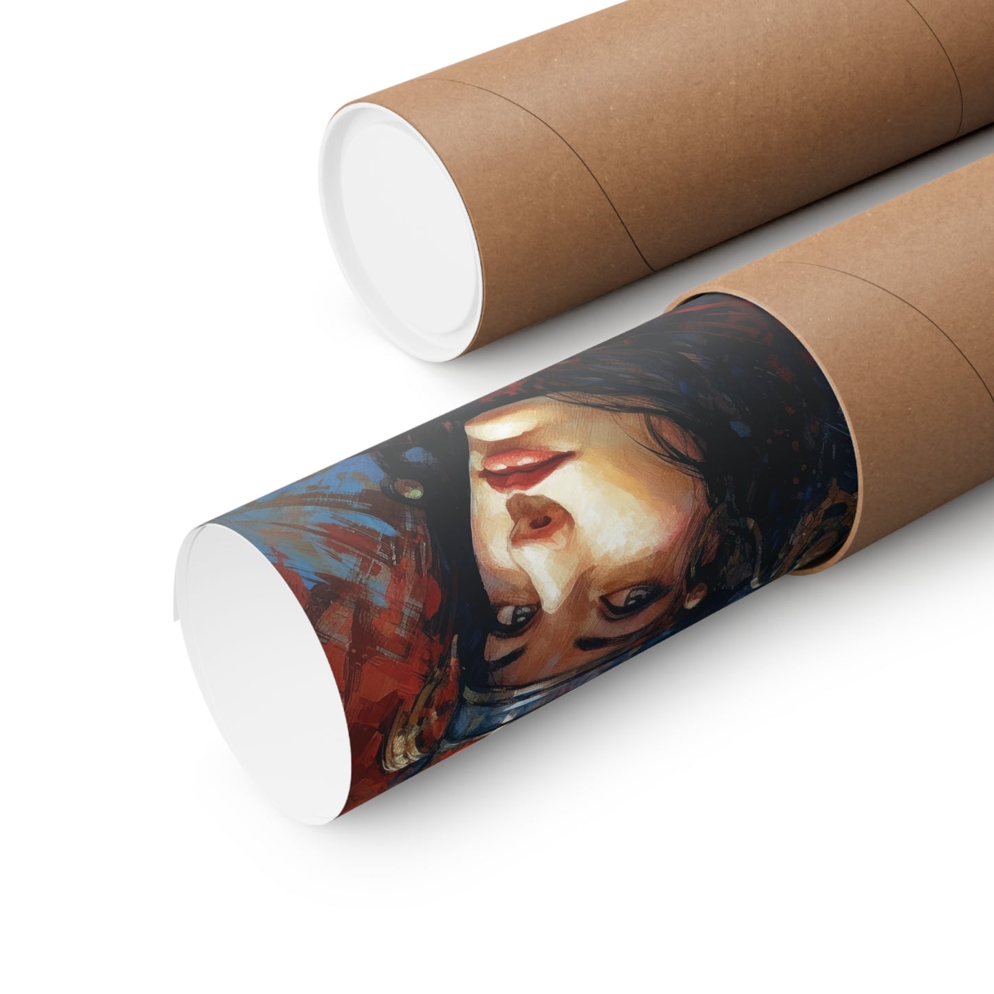 Far Land Girl 6 - Fantasy Poster - Portrait - 12x18, 20x30, 24x36 - Museum Grade Matte Paper - by Nyobium