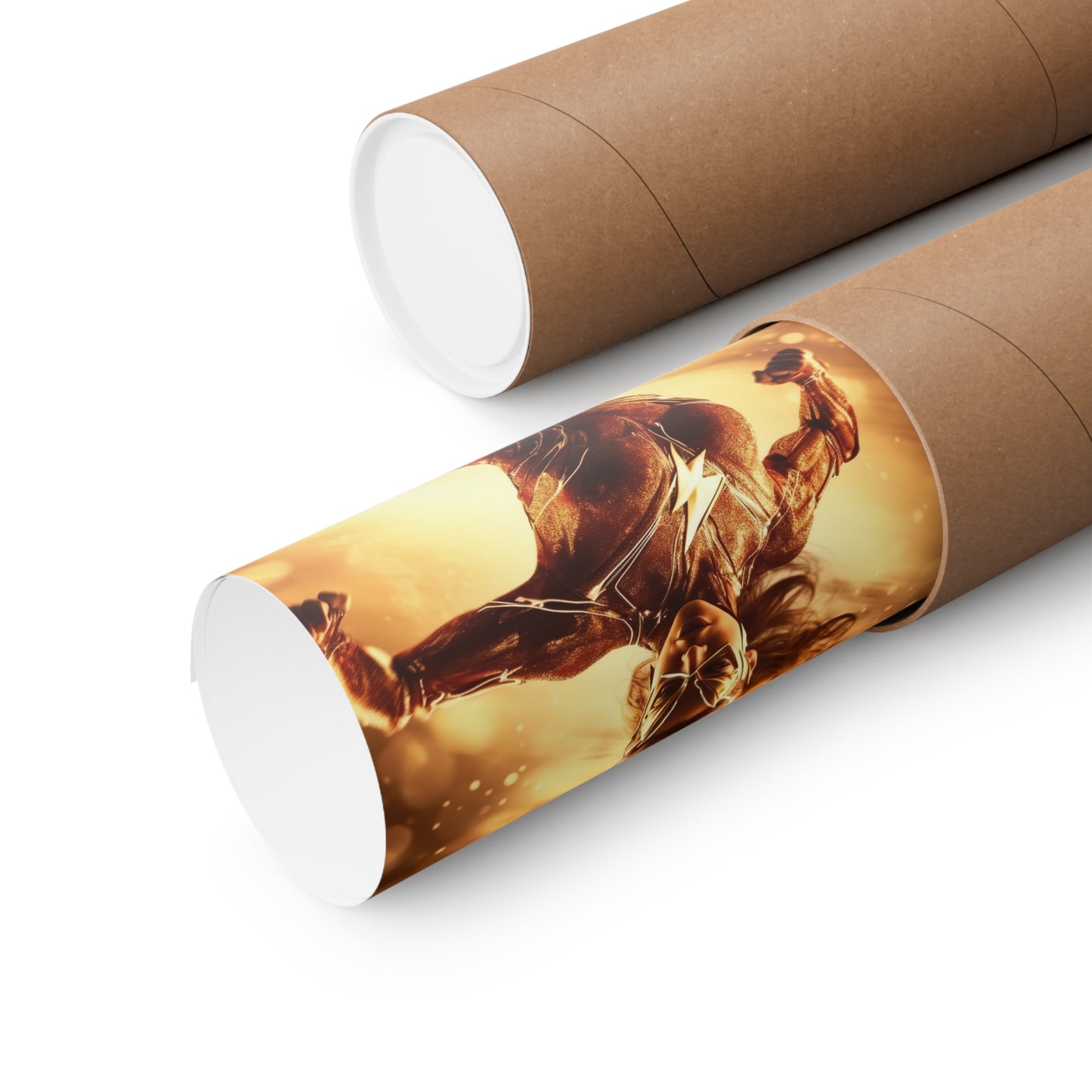 Female Flash- Sups Fanart Poster - Portrait - 12x18, 20x30, 24x36 - Museum Grade Matte Paper - by Nyobium