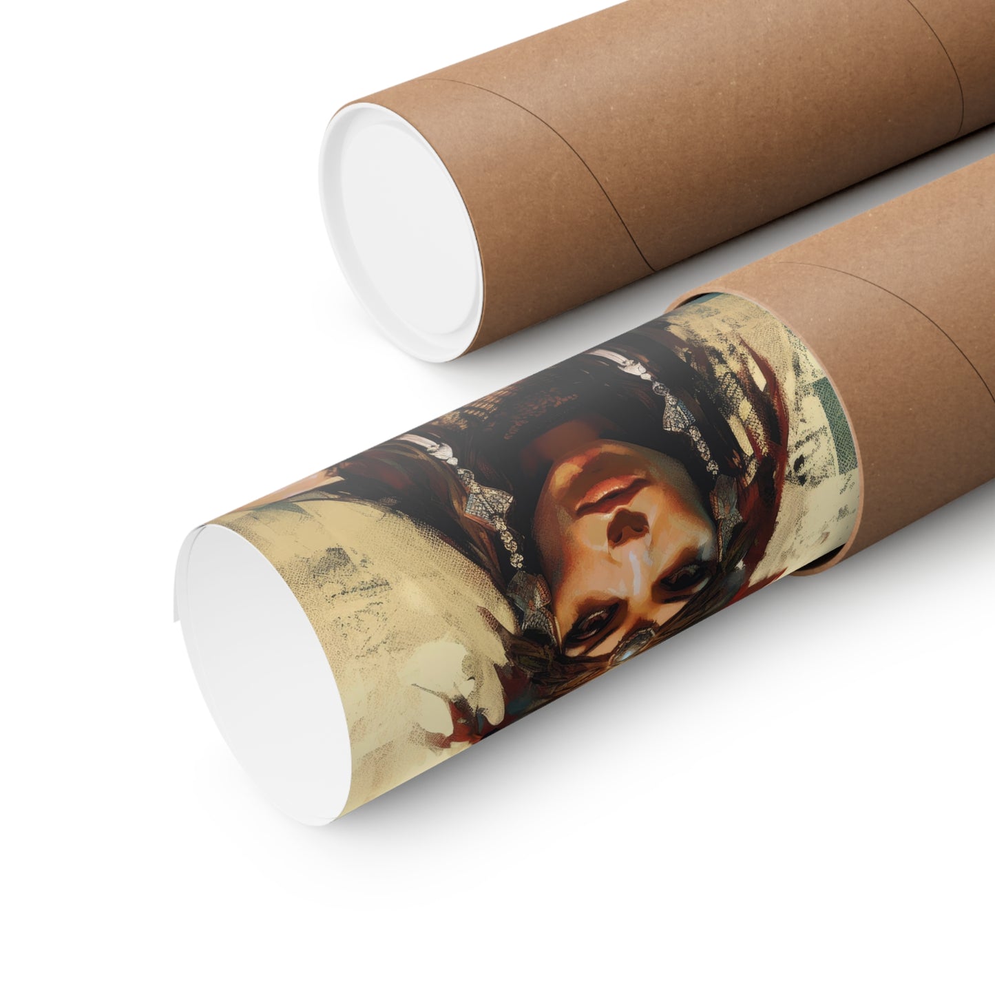 Far Land Girl 9 - Fantasy Poster - Portrait - 12x18, 20x30, 24x36 - Museum Grade Matte Paper - by Nyobium