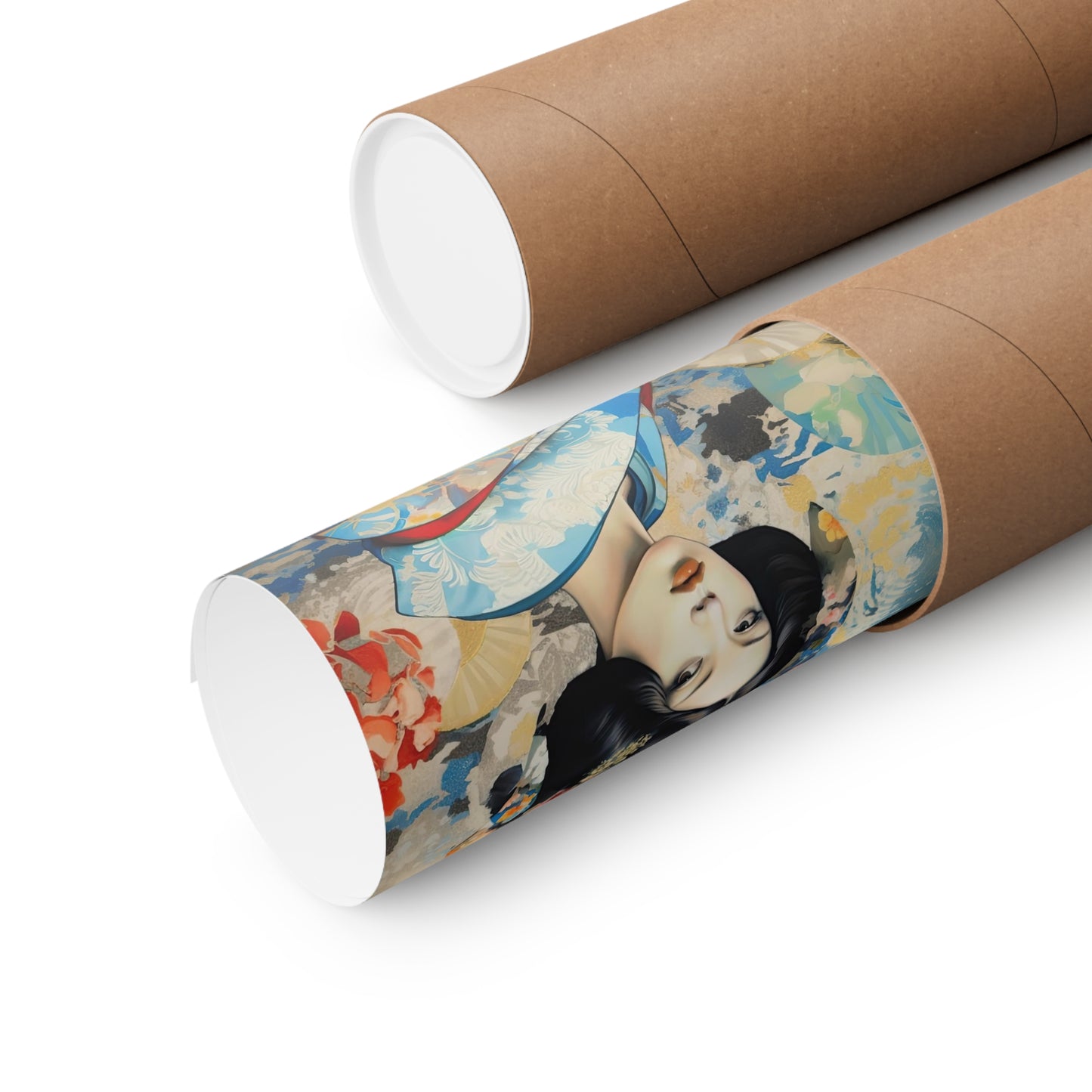 Silk Woman 9 - Silk Series Poster - Portrait - 12x18, 20x30, 24x36 - Museum Grade Matte Paper - by Nyobium