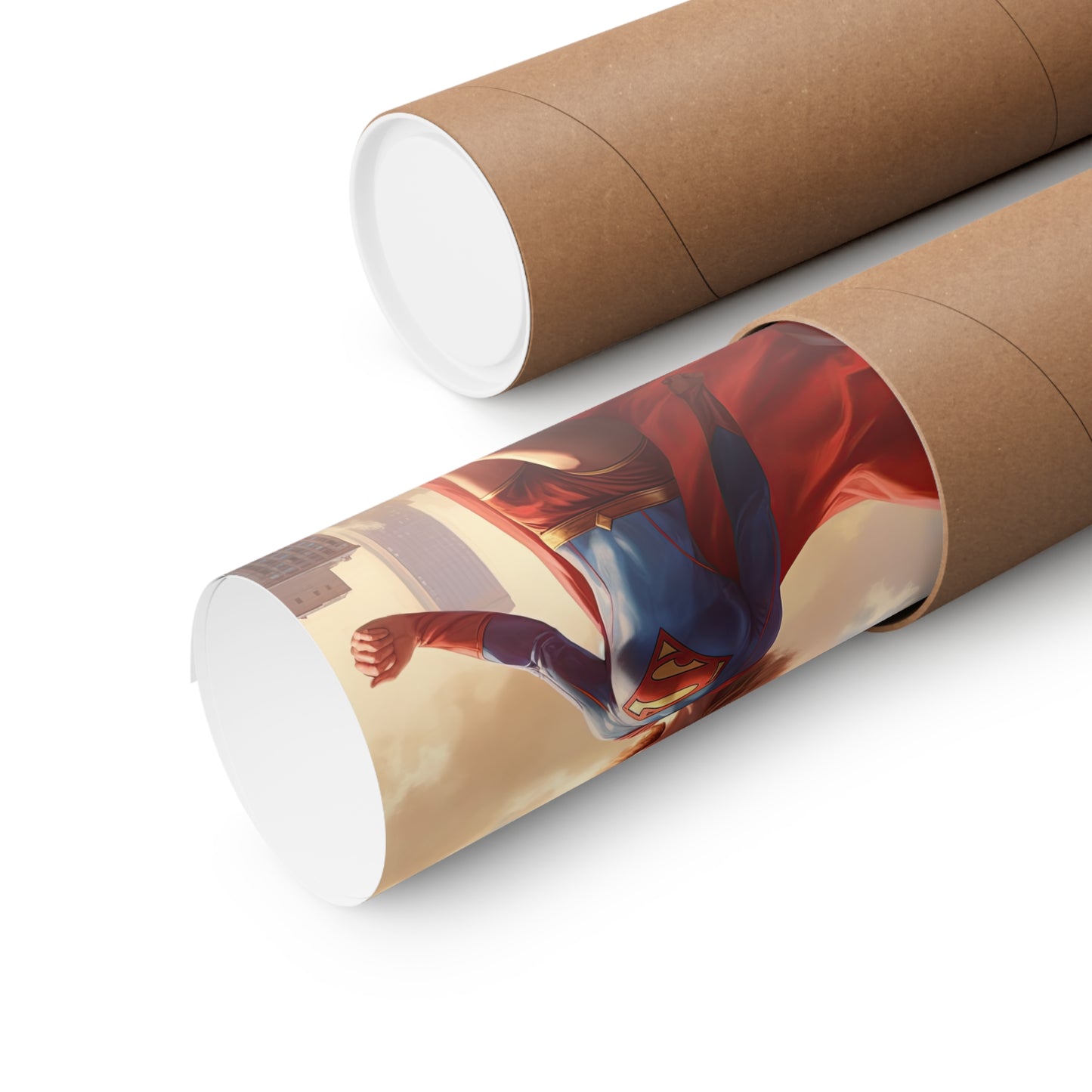 Supergirl 2 - Sups Fanart Poster - Portrait - 12x18, 20x30, 24x36 - Museum Grade Matte Paper - by Nyobium