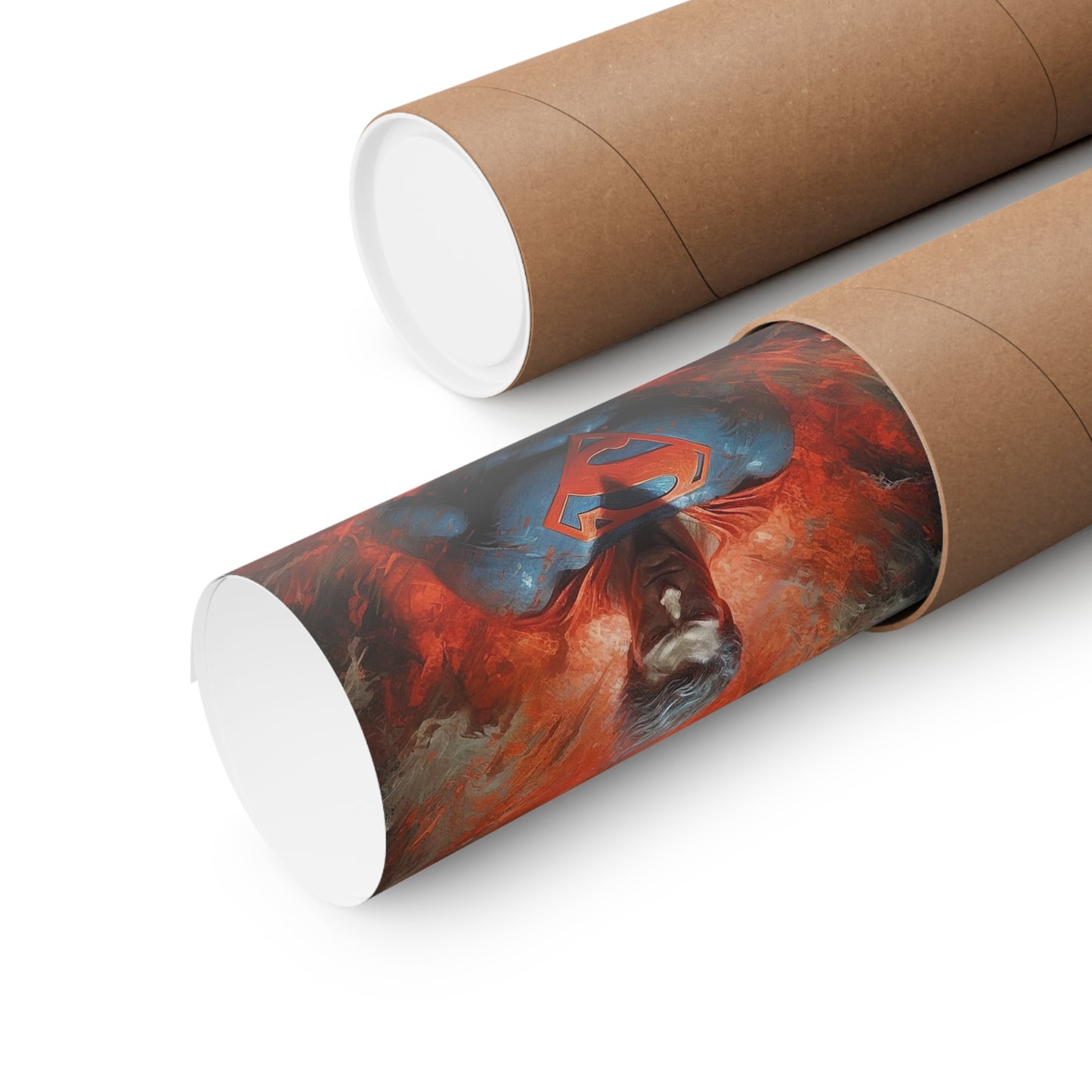 Superman 7 - Sups Fanart Poster - Portrait - 12x18, 20x30, 24x36 - Museum Grade Matte Paper - by Nyobium