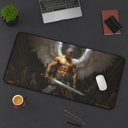 Desk Mat, MTG Playmat, MTG Playmat with Zones, Trading Card Game Play Mat, MTG Accessories, Gifts for Gamers, Archangel 2